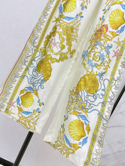 Versa* 25ss Barocco Silk Pants