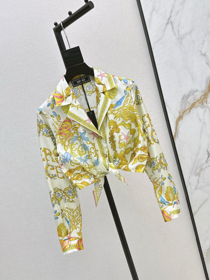 Versa* 25ss Barocco Silk Shorts