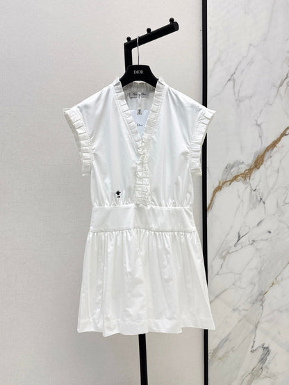 D*r 25ss ruffle pleated dress