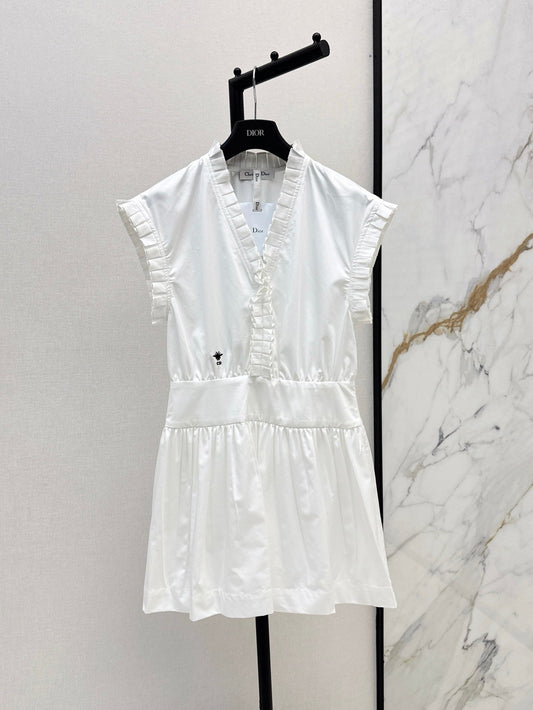 D*r 25ss ruffle pleated dress