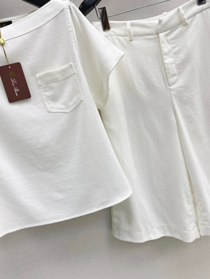 Lor*P 25ss top and shorts set