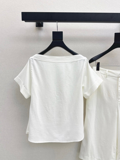 Lor*P 25ss top and shorts set