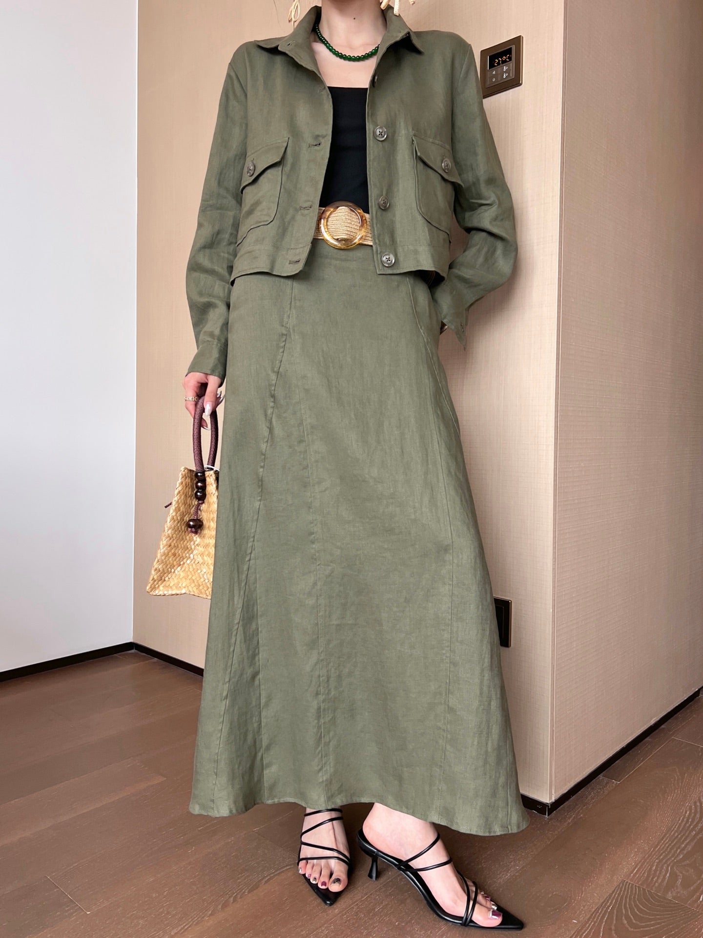 Lor*P 25ss linen jacket