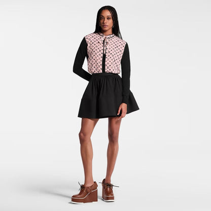Loui* monogram front cardigan