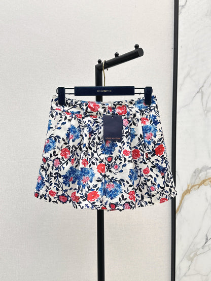 Loui* floral vine pajama shirt