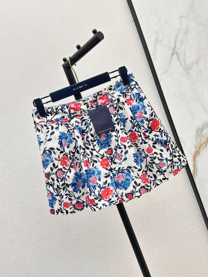 Loui* floral vine pajama shirt
