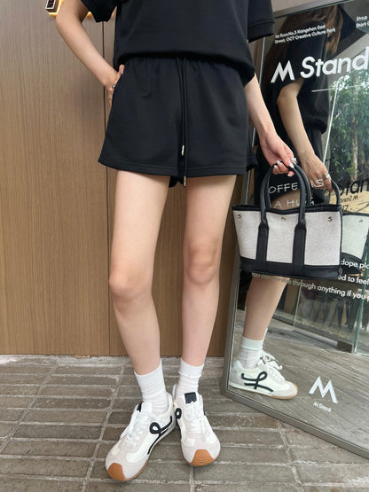 Bur*  pullover and shorts set