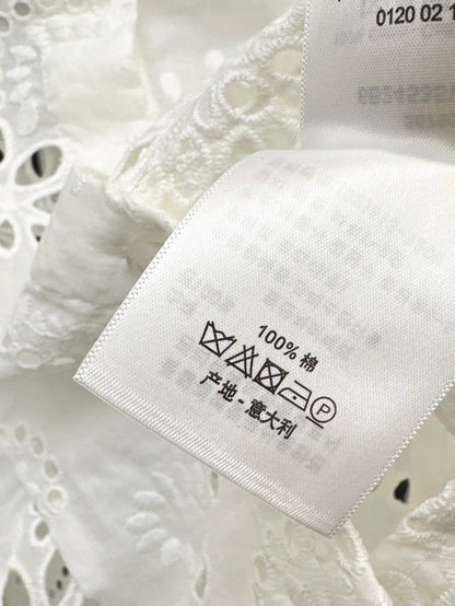 D*r new hollow embroidered shirt