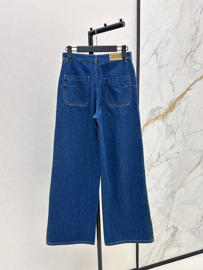D*r 25ss jacquard side flared jeans