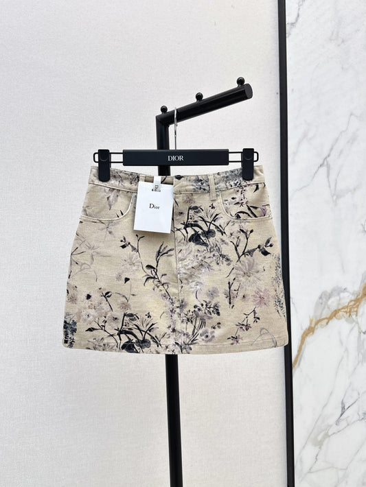 D*r 25ss denim miniskirt