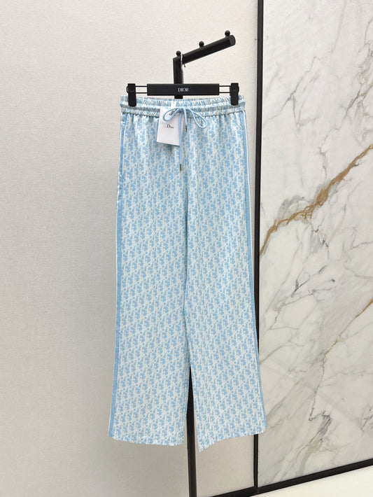 D*r 25ss Oblique jacquard straight pants
