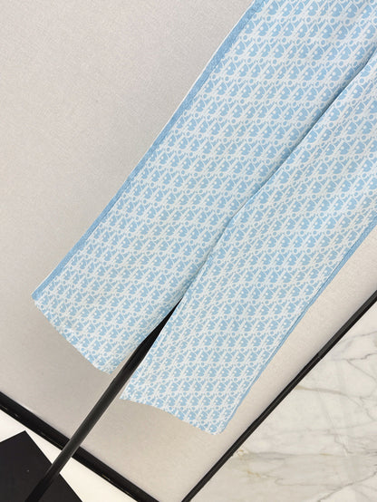 D*r 25ss Oblique jacquard straight pants