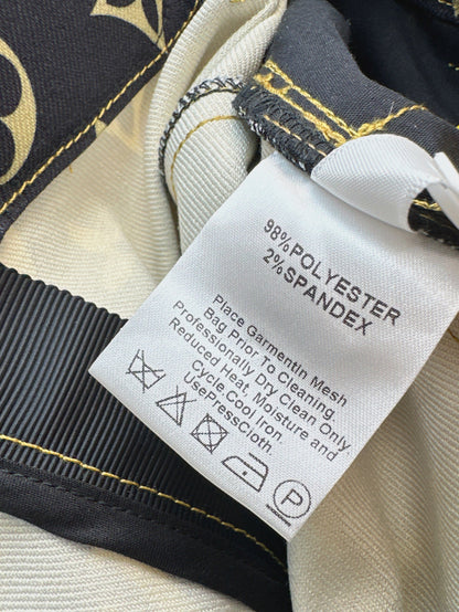 Loui* 25ss monogram printed straight skirt