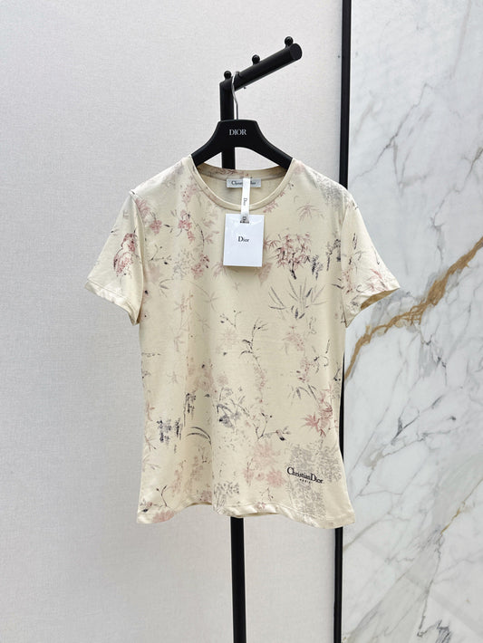 D*r 25ss logo embroidered T-shirt