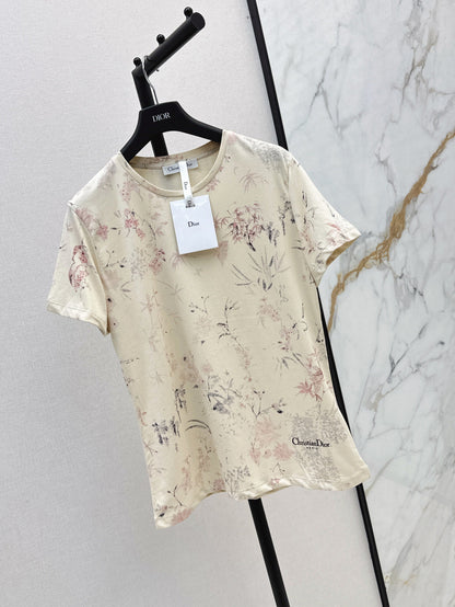D*r 25ss logo embroidered T-shirt
