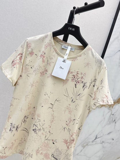 D*r 25ss logo embroidered T-shirt