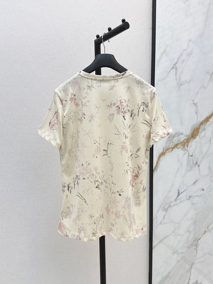 D*r 25ss logo embroidered T-shirt