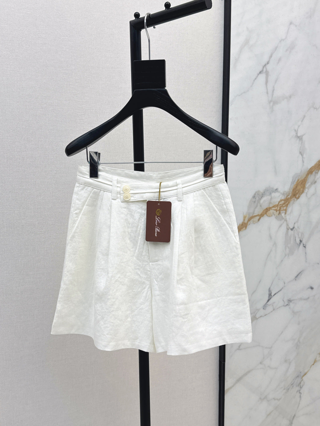 Lor*P 25ss embroidered linen vest