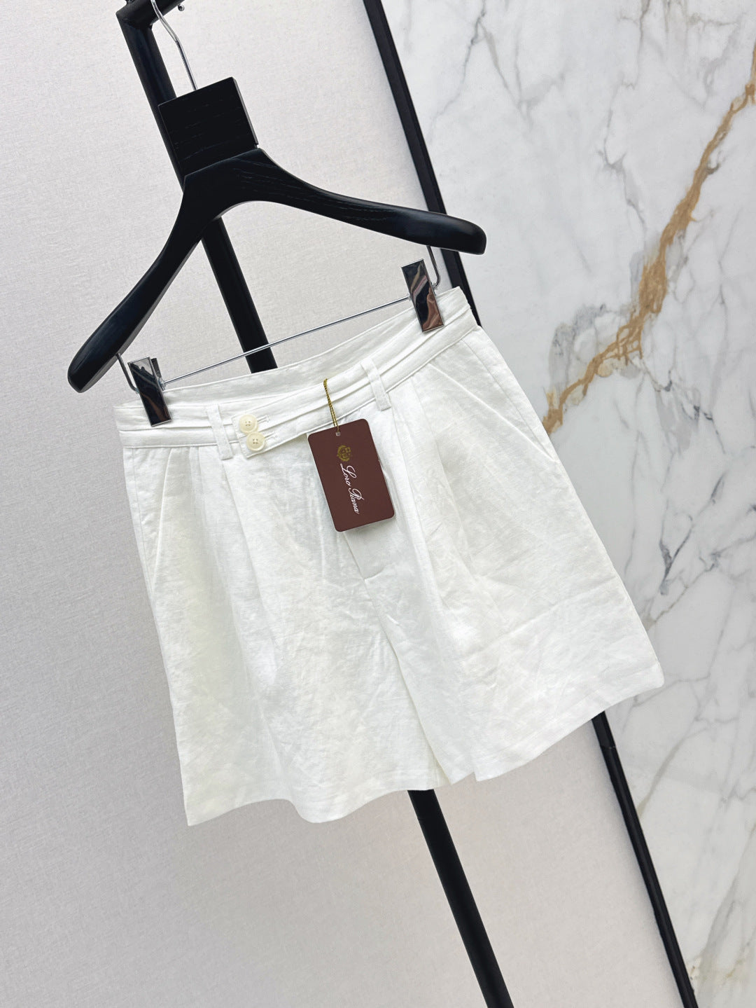 Lor*P 25ss embroidered linen vest