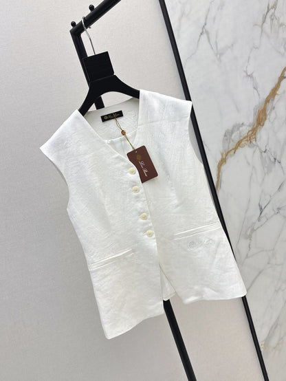 Lor*P 25ss embroidered linen shorts