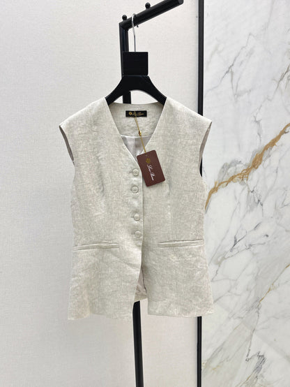 Lor*P 25ss embroidered linen shorts