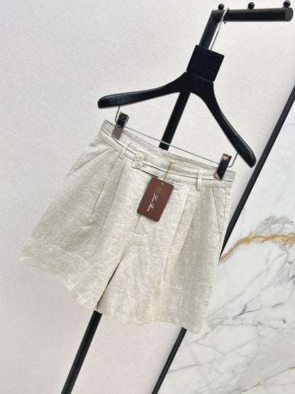 Lor*P 25ss embroidered linen vest