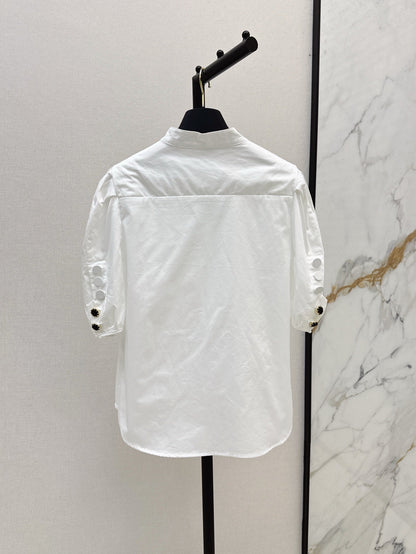 Loui* 25ss puff-sleeve blouse