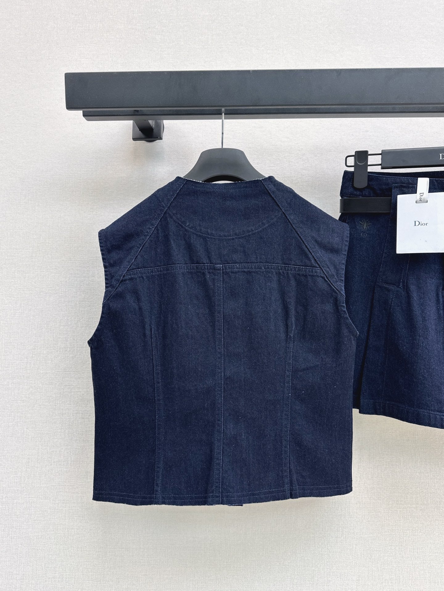 D*r 25ss denim vest and skirt set