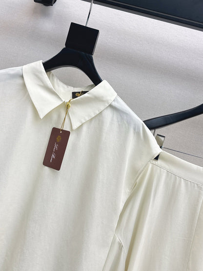 Lor*P 25ss sleeveless top and pleated skirt set