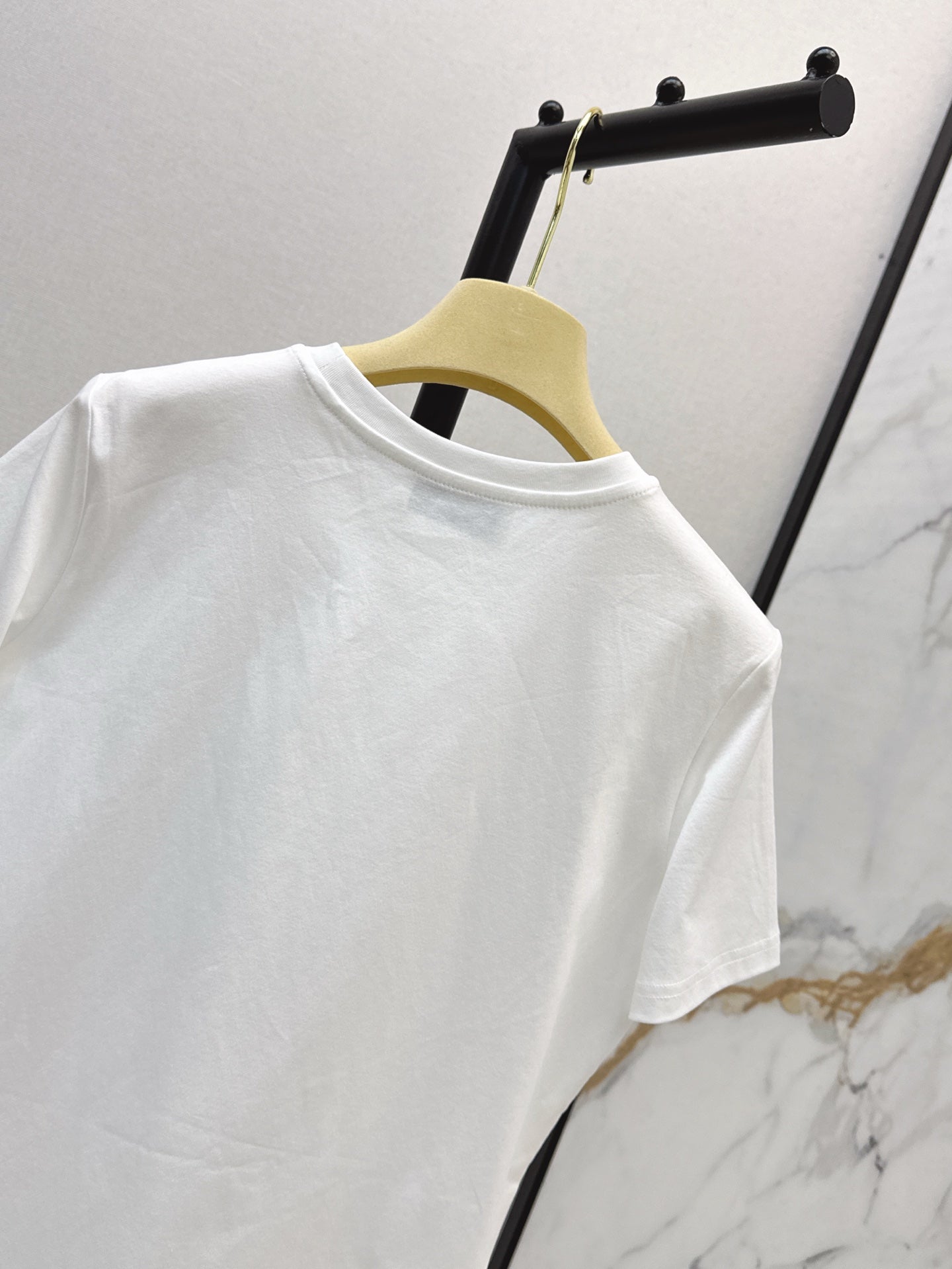 M*u 25ss beaded cotton t-shirt