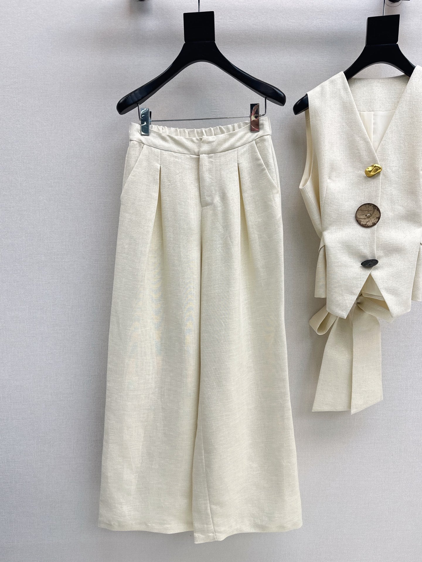 Lor*P 25ss linen vest and pants set
