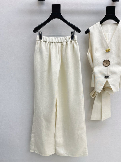 Lor*P 25ss linen vest and pants set