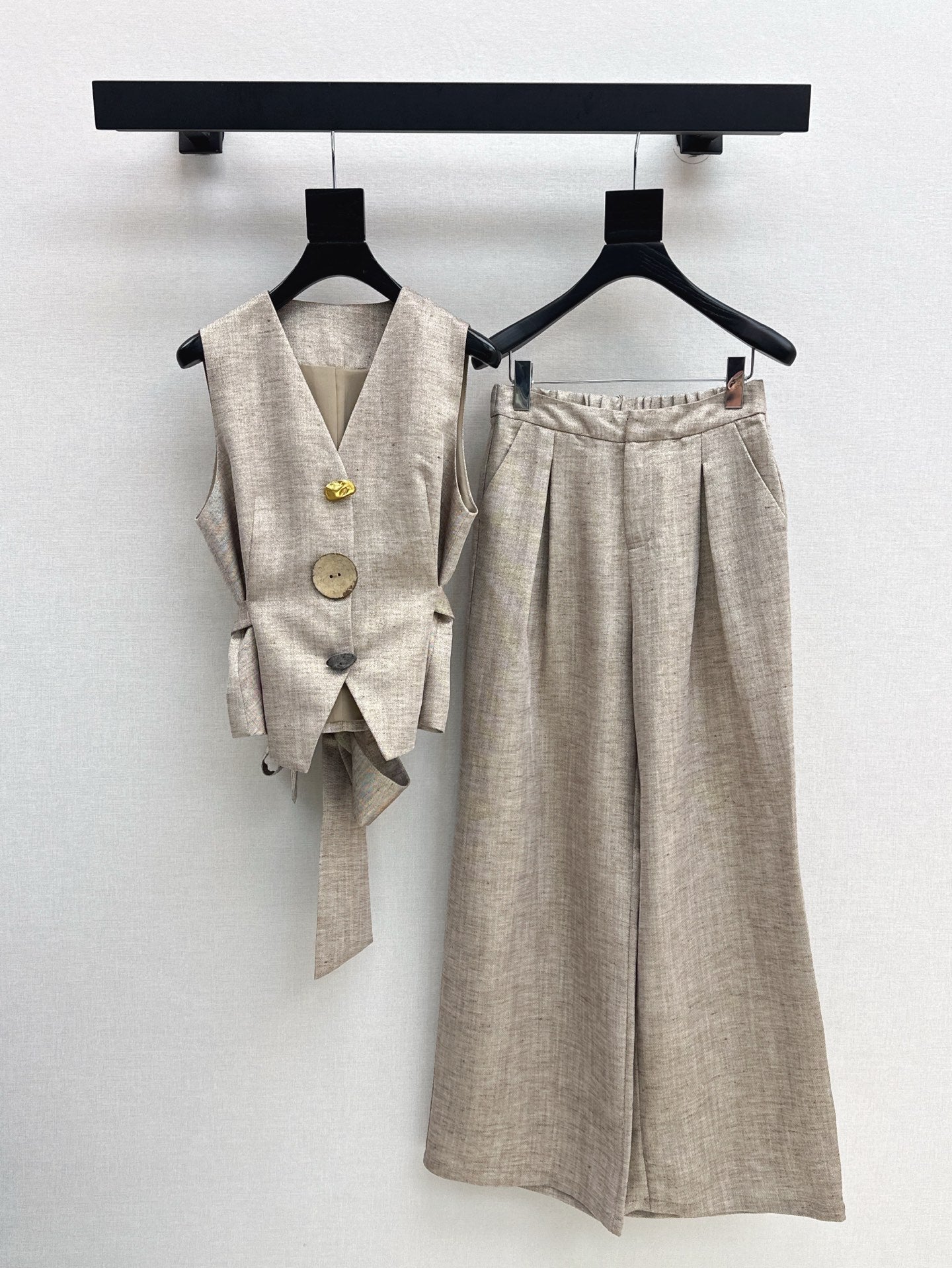 Lor*P 25ss linen vest and pants set