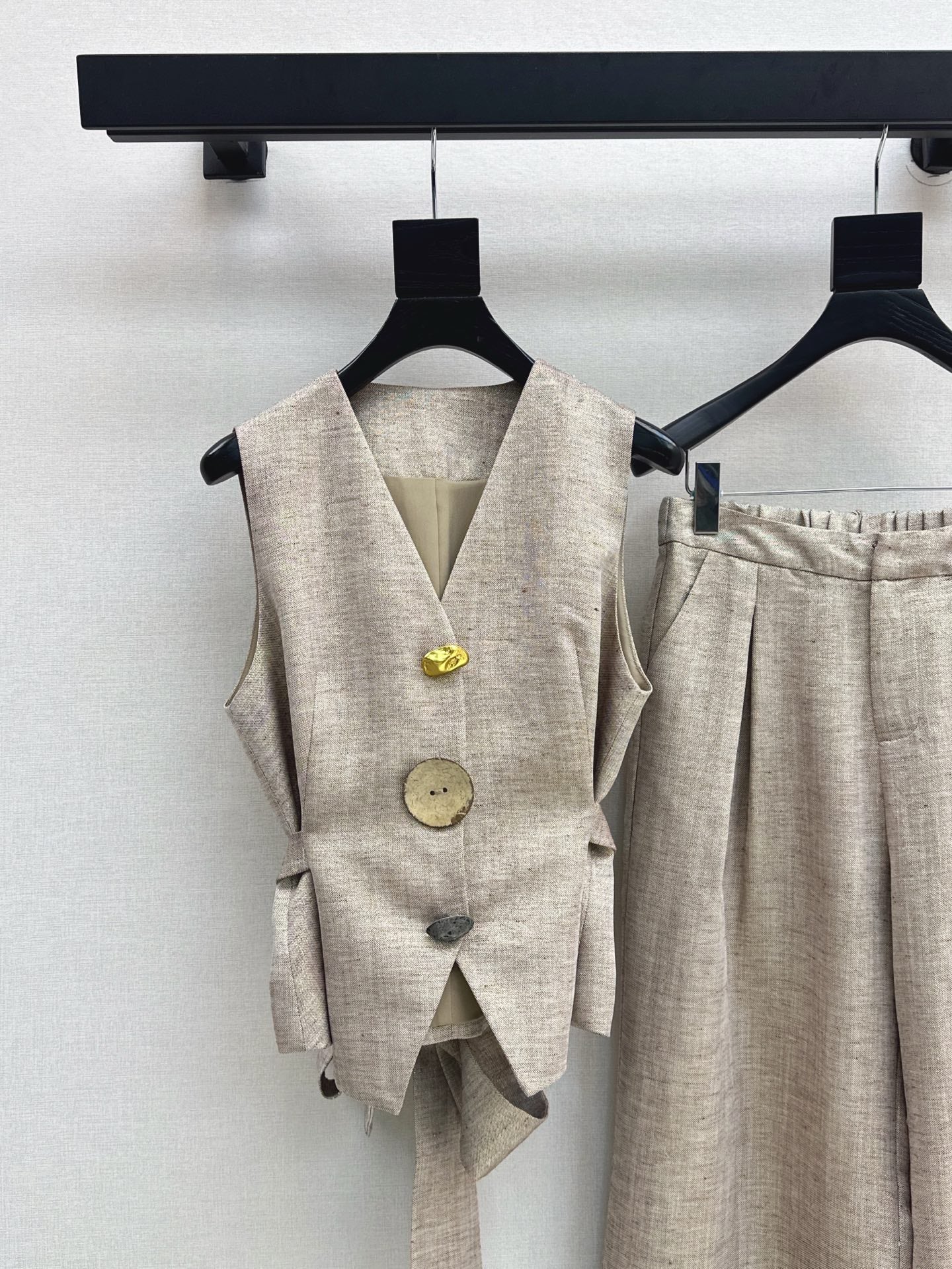 Lor*P 25ss linen vest and pants set