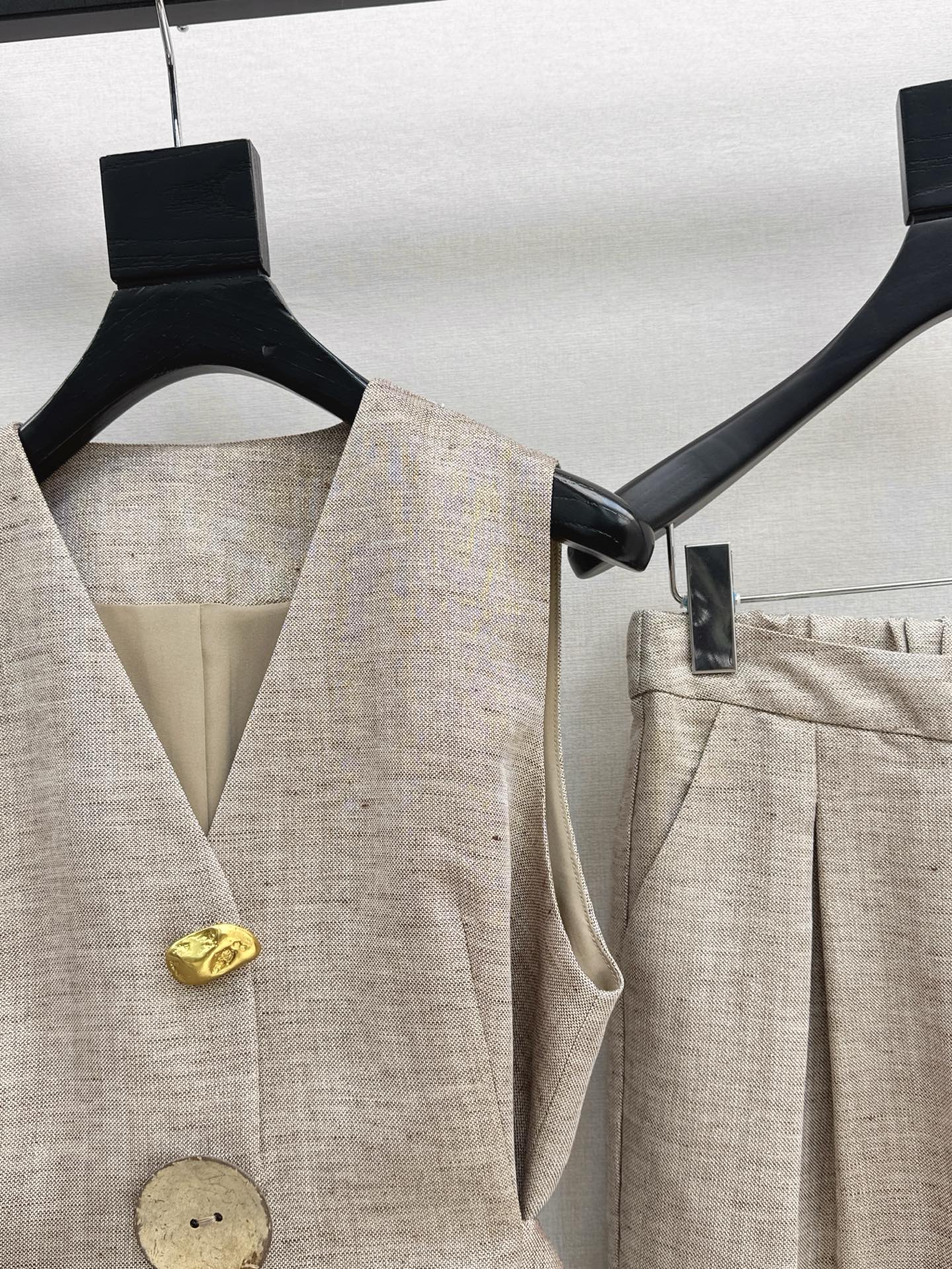 Lor*P 25ss linen vest and pants set