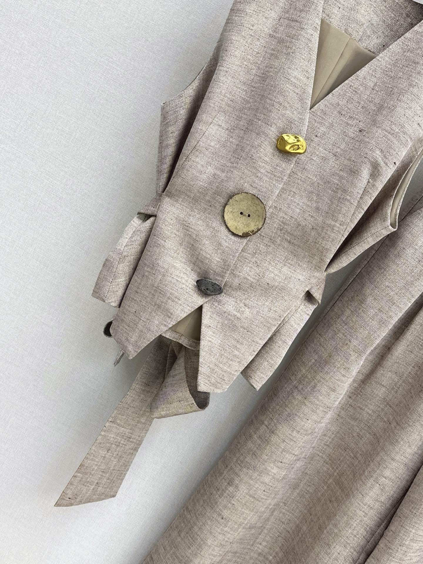 Lor*P 25ss linen vest and pants set