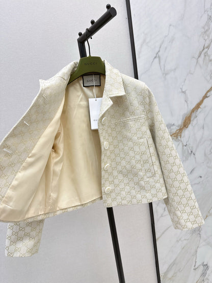 Gu* 25ss GG jacquard jacket