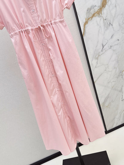M*u 25ss drawstring shirt dress