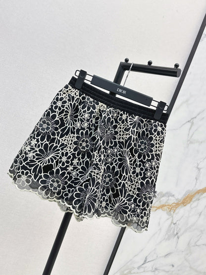D*r 25ss embroidered shorts