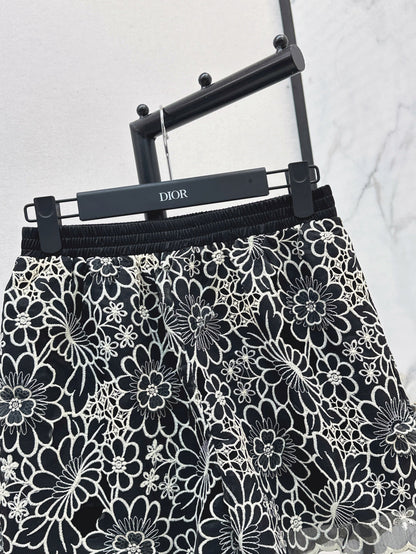 D*r 25ss embroidered shorts