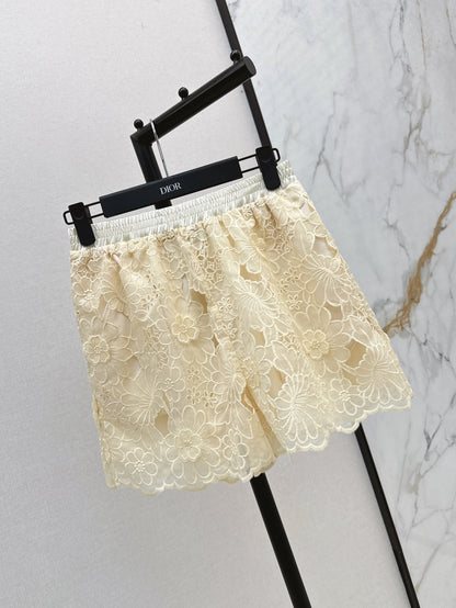 D*r 25ss embroidered shorts