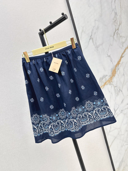M*u 25ss printed bandana top and skirt set