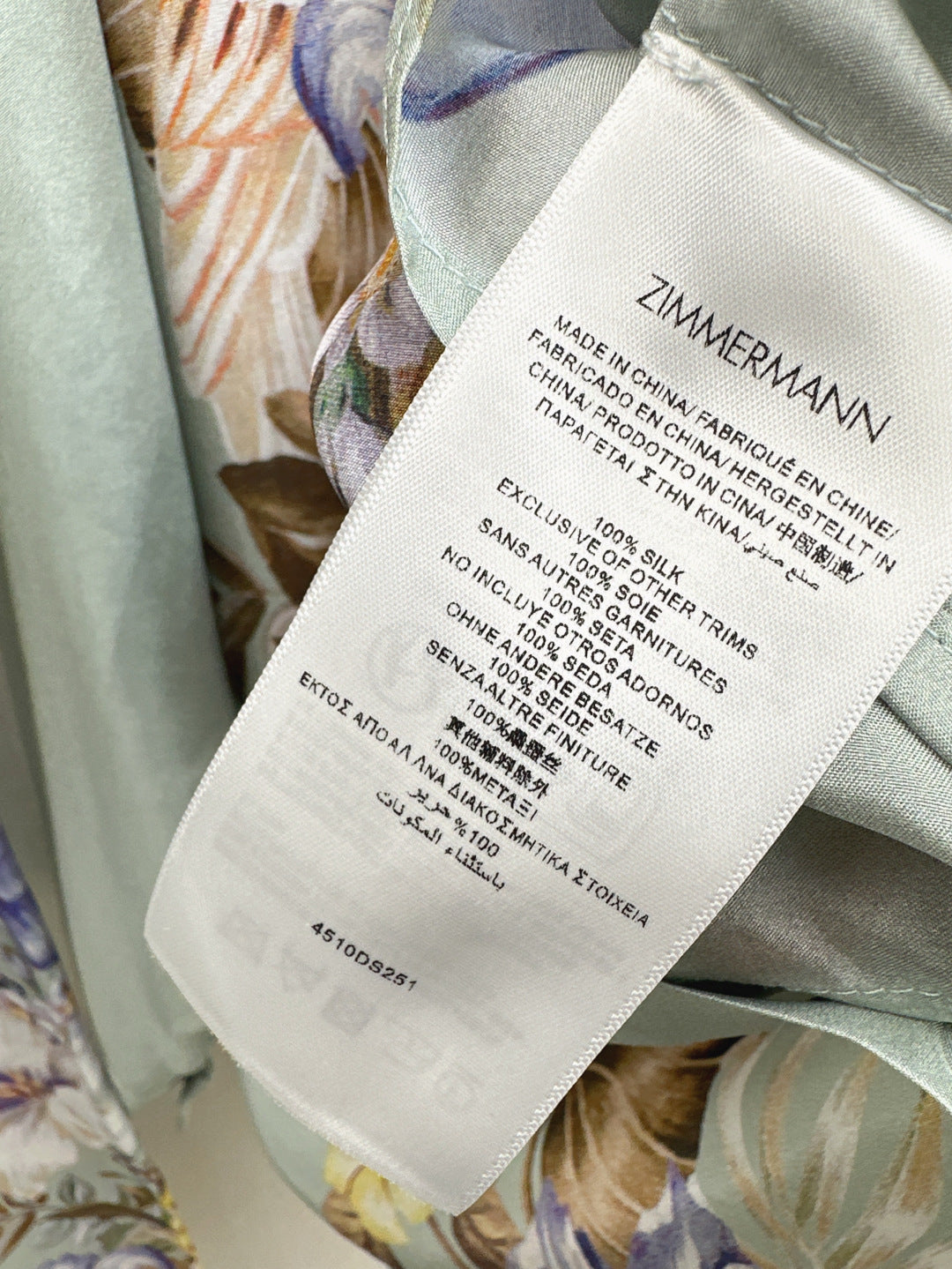 Zim* 25ss printed silk shirt and pants set