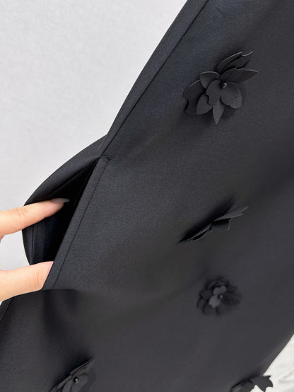 Valen* 3D flower sleeveless dress
