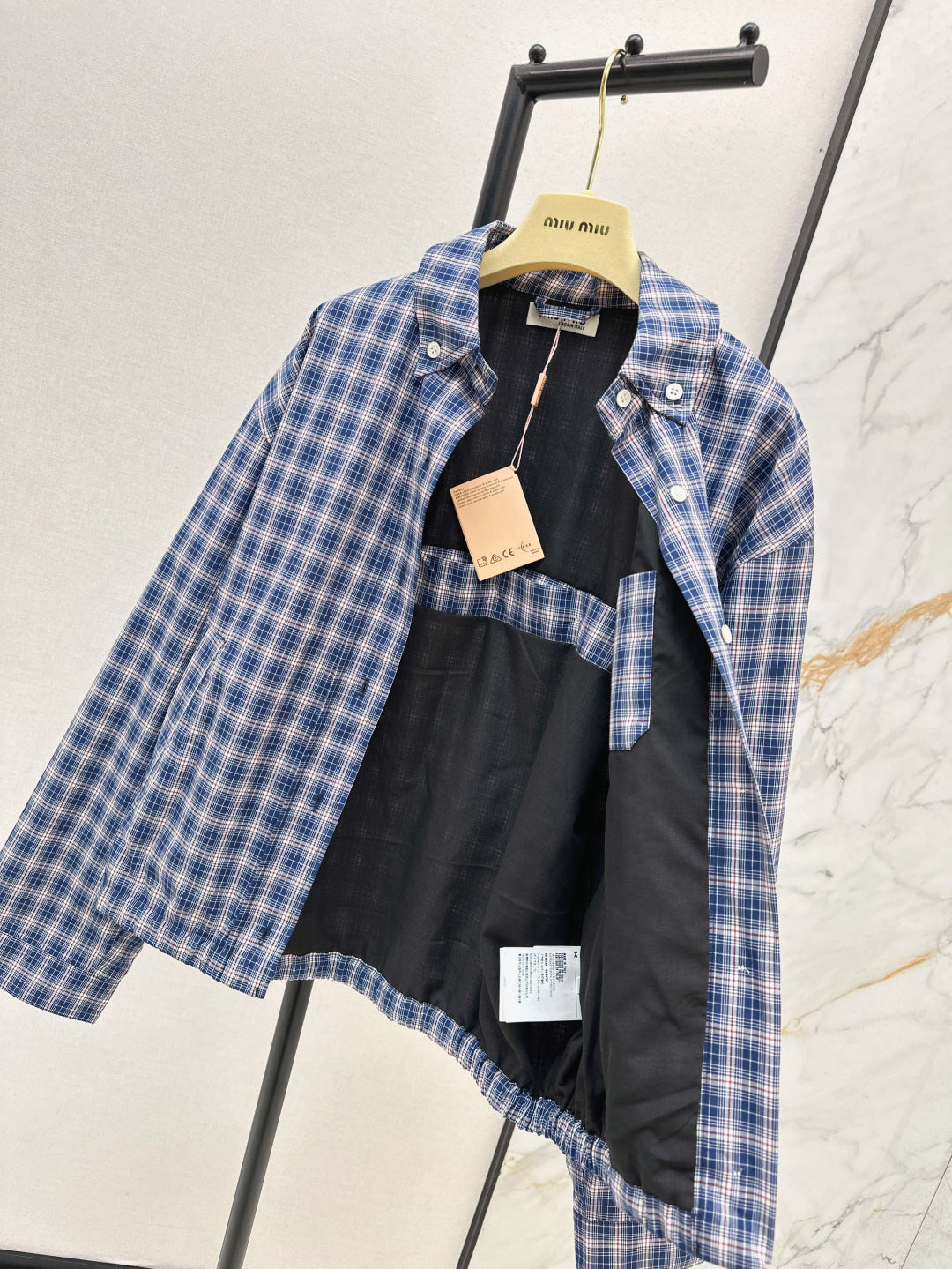 M*u 25ss checked shirt