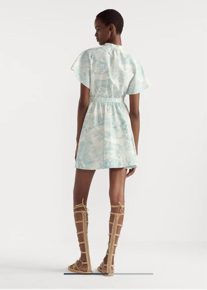D*r 25ss belted short shirtdress