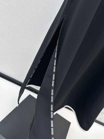 M*u 25ss color-blocked trim dress