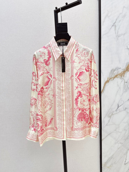 Versa* barocco silk shirt