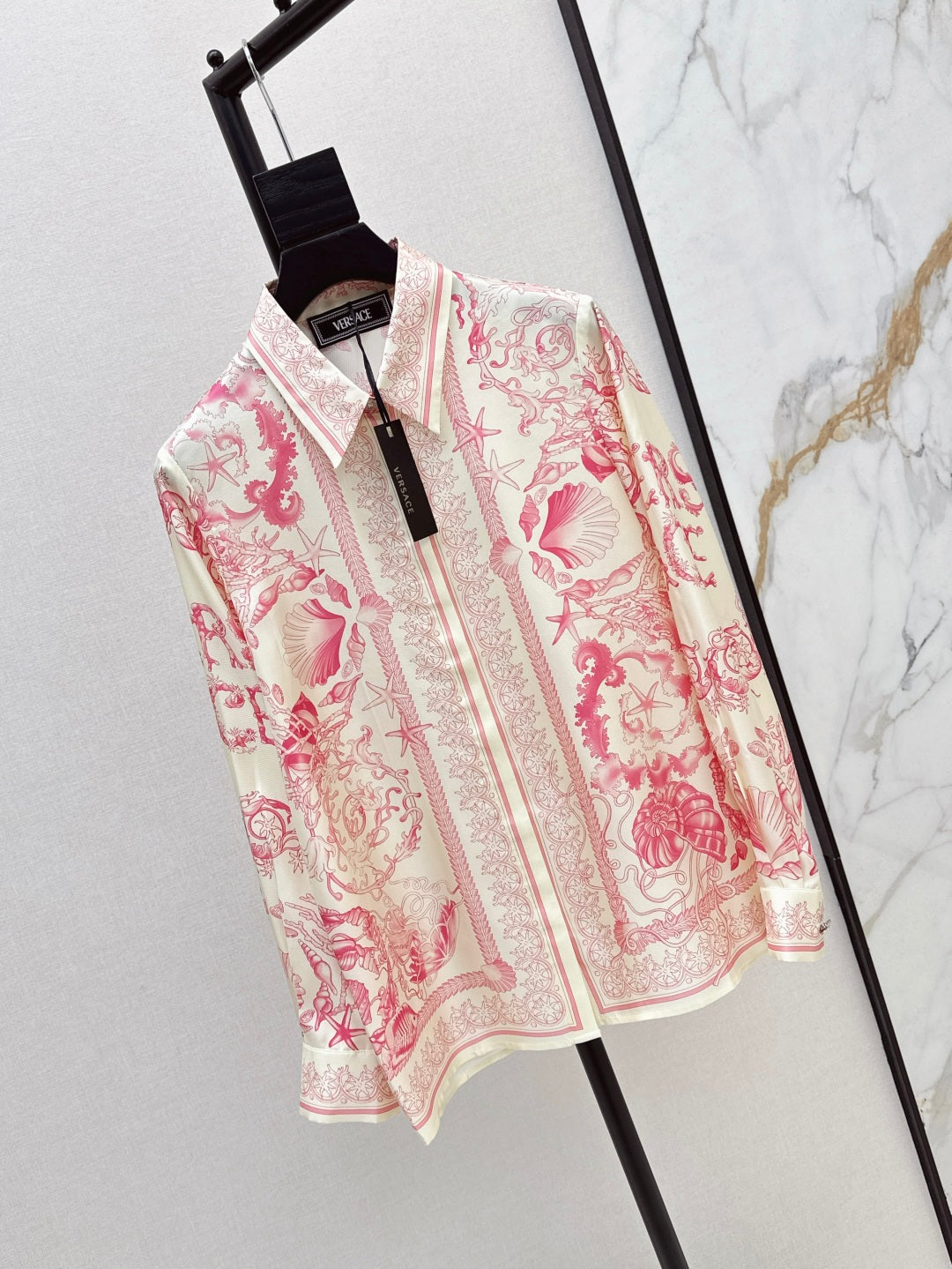 Versa* barocco silk shirt