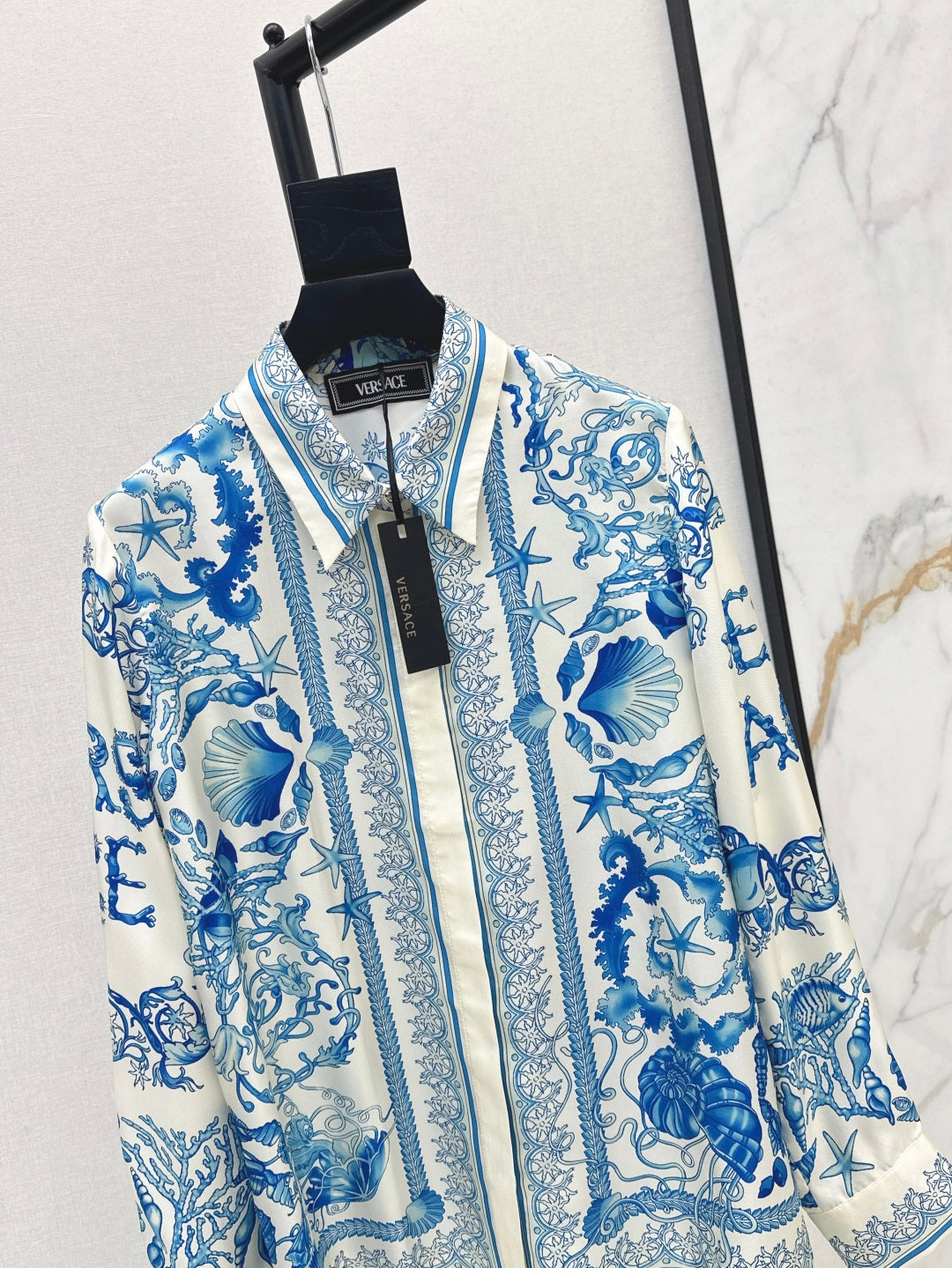 Versa* barocco silk shirt